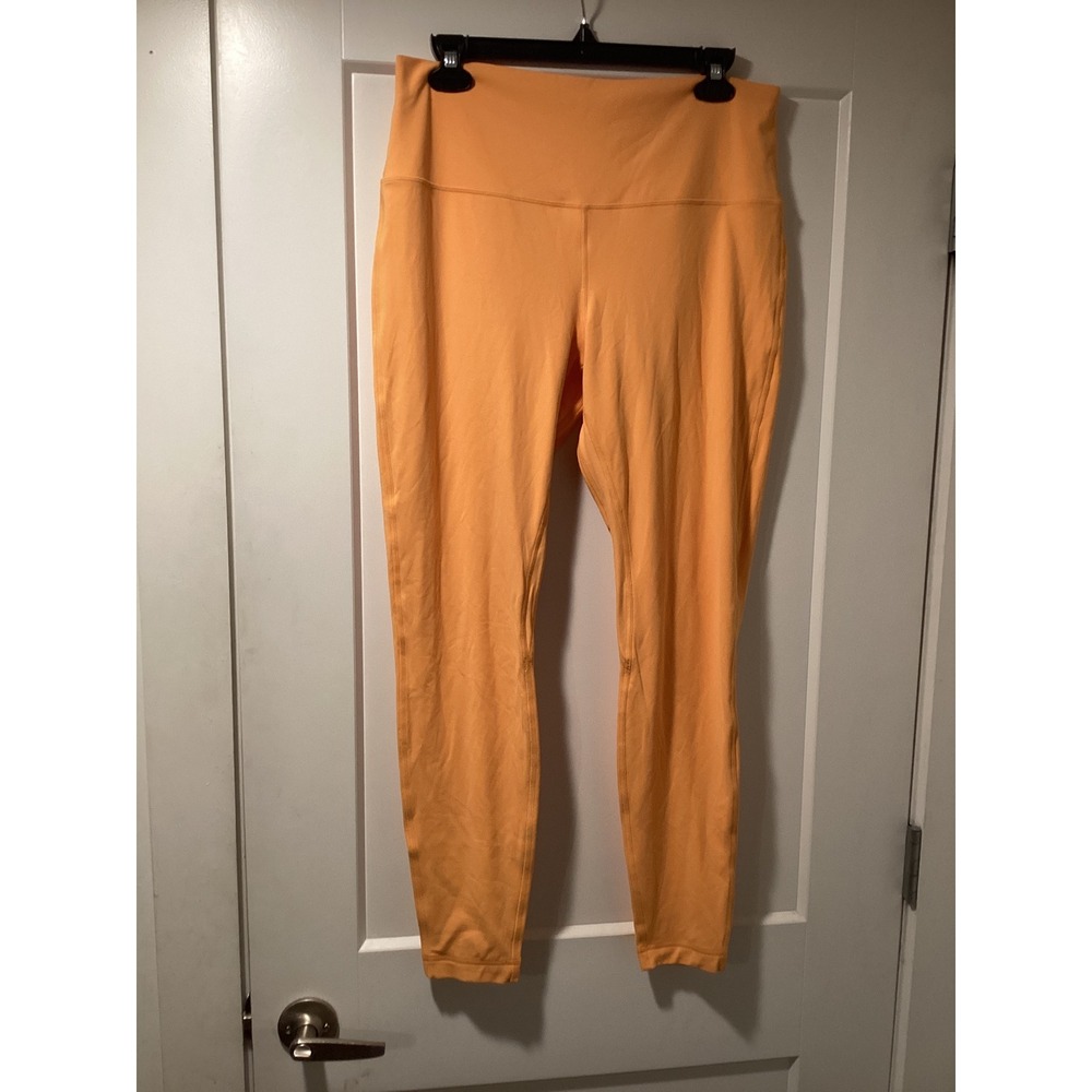 Lululemon‎ Align High-Rise Pant 28 Orange Nulu Yoga Leggings Womens 14 NWOT